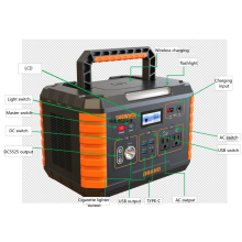 Almacenamiento de energía portátil de 500W